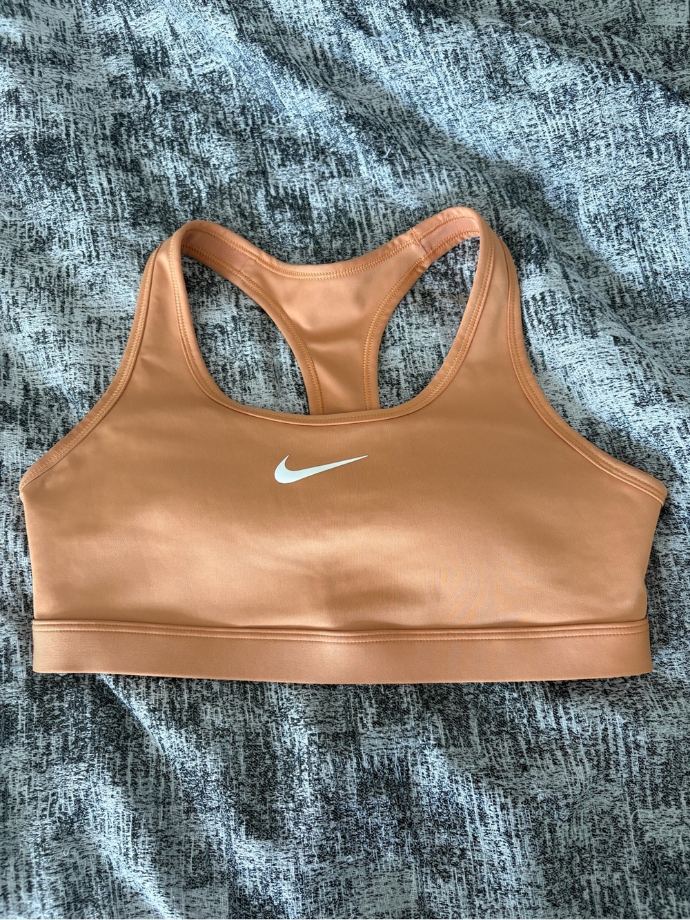 Nike Swoosh Sports Bra Peach Size Small